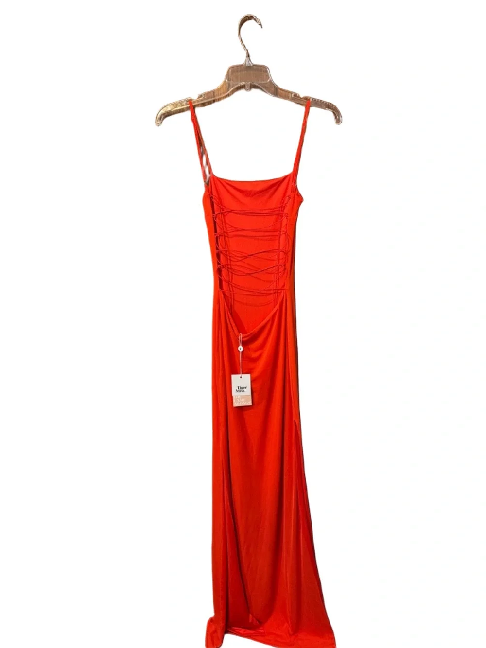 Tiger Mist Jules Vibrant Red Maxi Dress Size S NWT - Picture 3 of 3